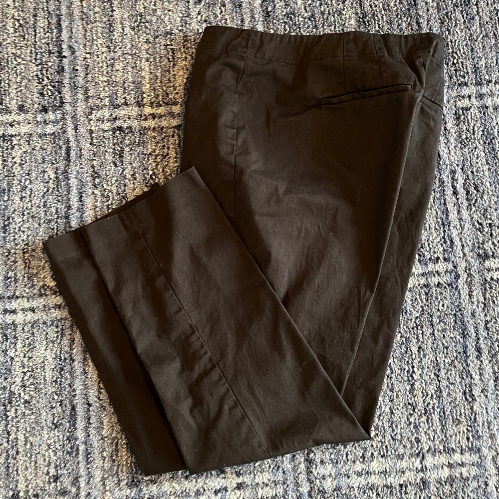 J.Jill Women's black cotton pants, size 8